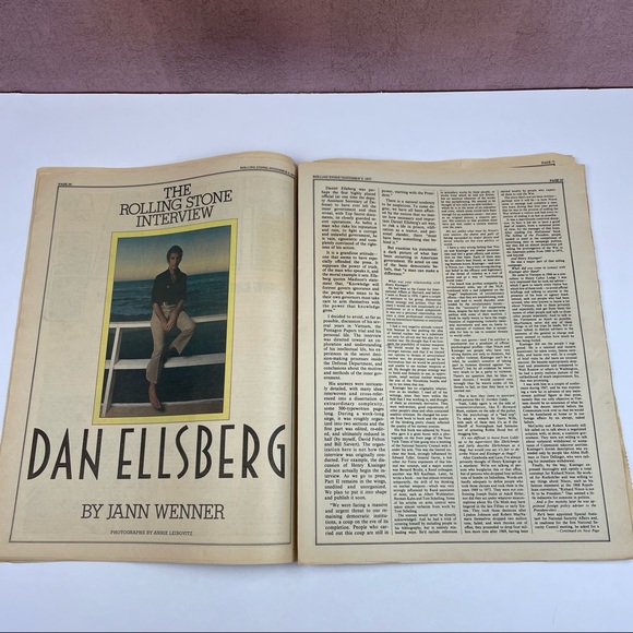 Vintage Rolling Stone Magazine Dan Ellsberg Jethro Grateful Dead November 1973 - Picture 5 of 5